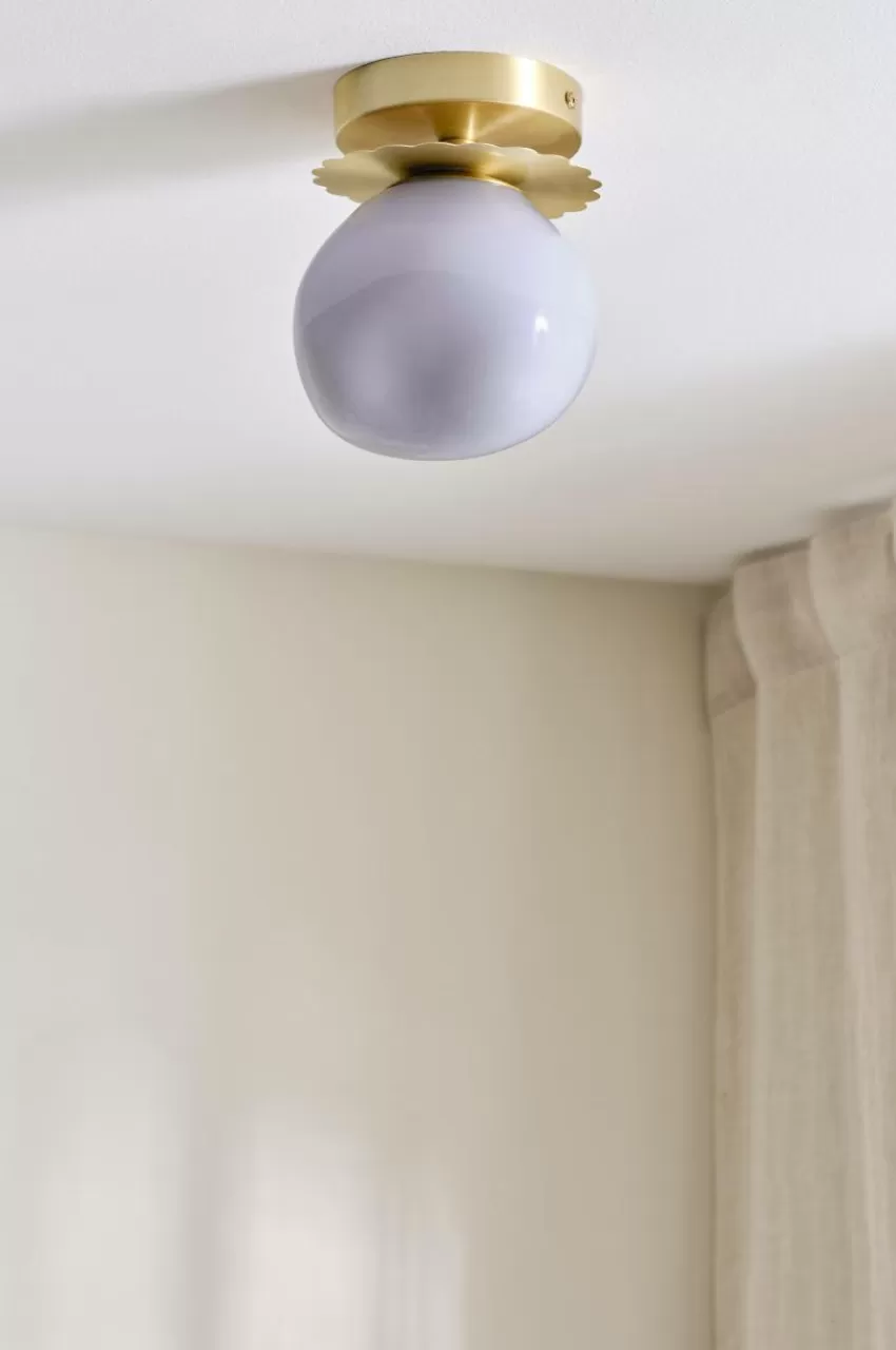 Taklampor*Jotex BON Taklampa Mässing/lavendel