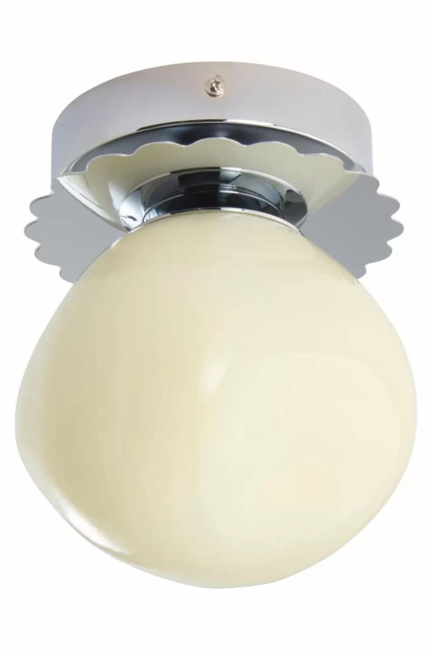 Taklampor*Jotex BON Taklampa Krom/beige