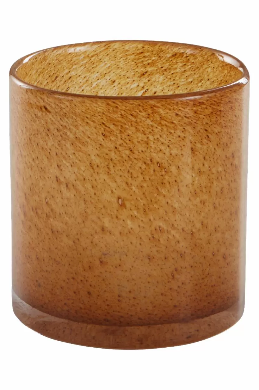 Ljuslyktor*Jotex BOSS Ljuslykta - Höjd 16 Cm Senapsbrun