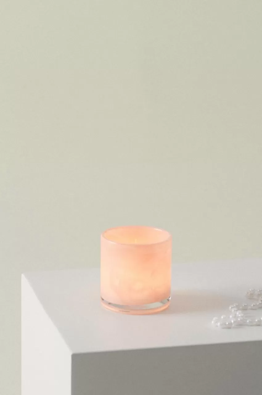Ljuslyktor*Jotex BOSSY Ljuslykta - Höjd 8 Cm Ljus persika