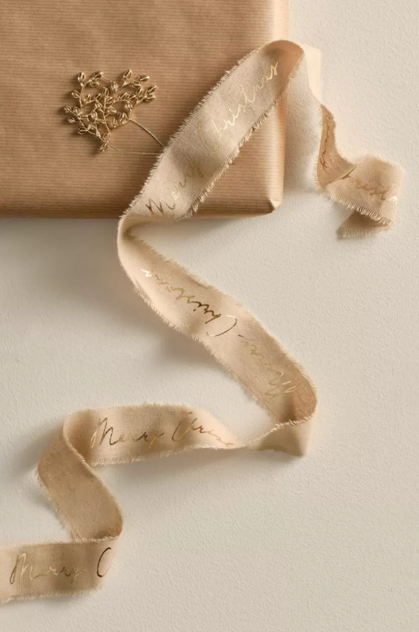 Juldekoration*Jotex COTTON RAW Band Beige