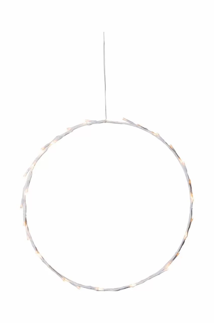 Julbelysning*Jotex CRISPY LED Krans 35 Cm Vit