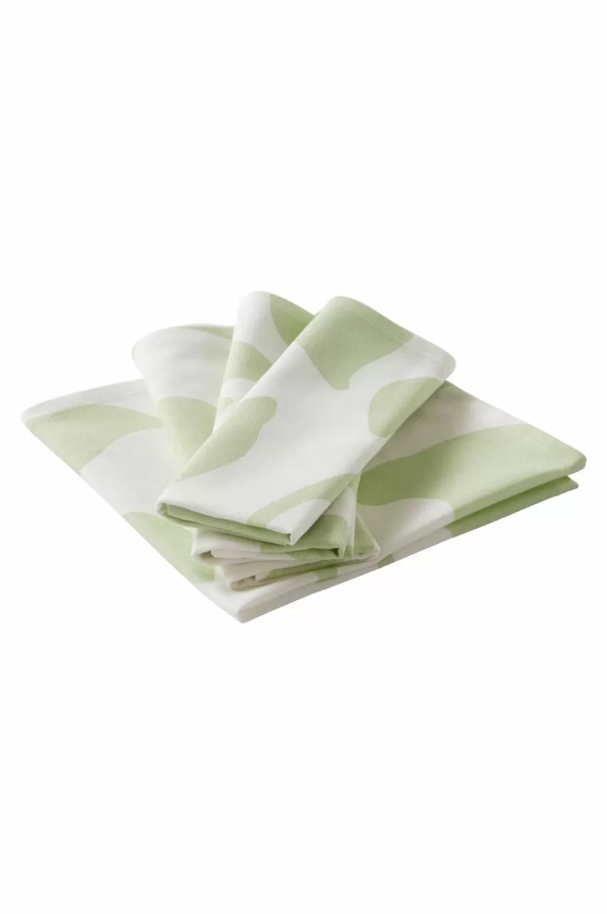 Servetter*Jotex DELLA Servett 4-pack Grön/vit