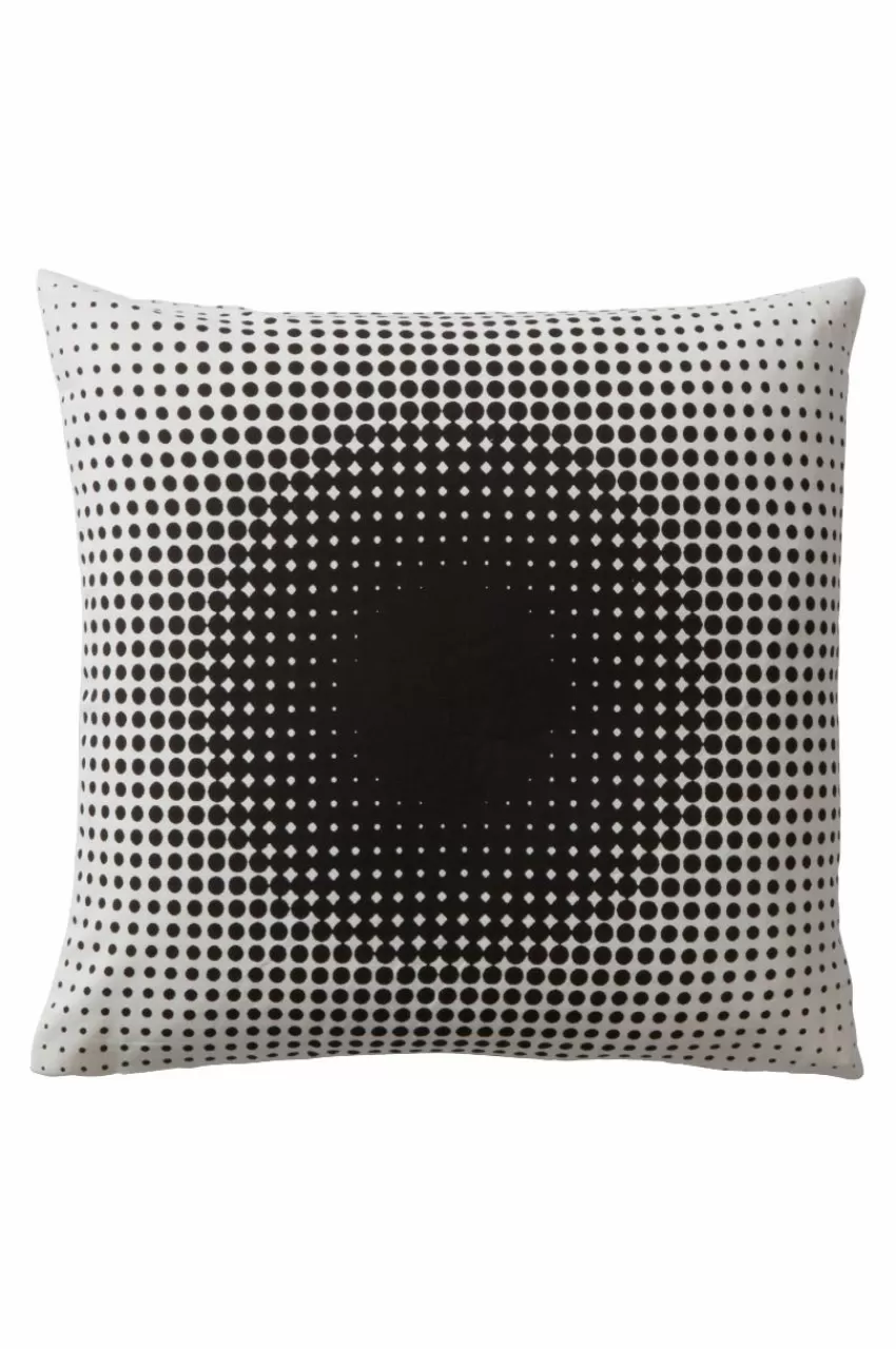Prydnadskuddar & Fodral*Jotex DOTS Kuddfodral 50x50cm Naturvit/svart