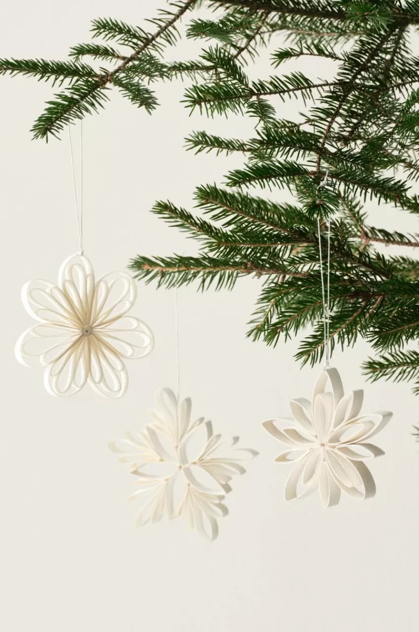 Juldekoration*Jotex FLORESSA Dekorationshänge 3-pack Naturvit