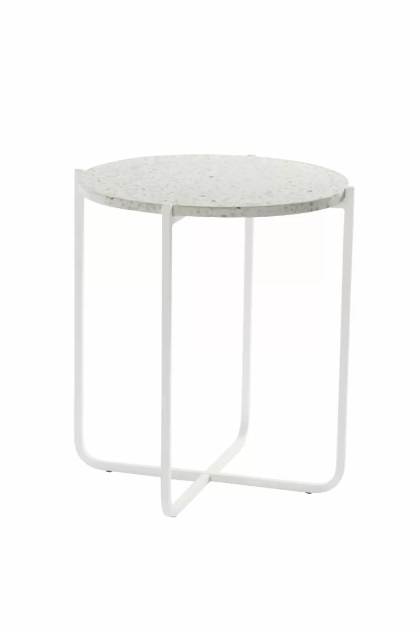 Bord*Jotex HEYWOOD Sidobord ø 42 Cm Vit
