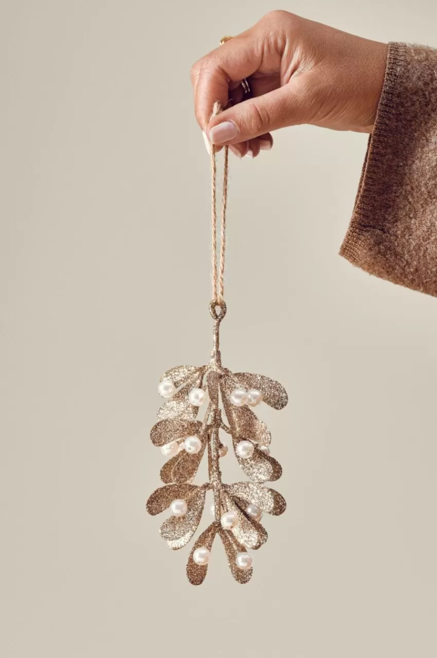 Juldekoration*Jotex KISSING TREE Juldekoration Guld/vit