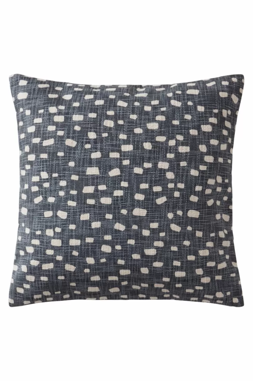 Prydnadskuddar & Fodral*Jotex KOFI Kuddfodral 50x50 Cm Mörkblå/natruvit
