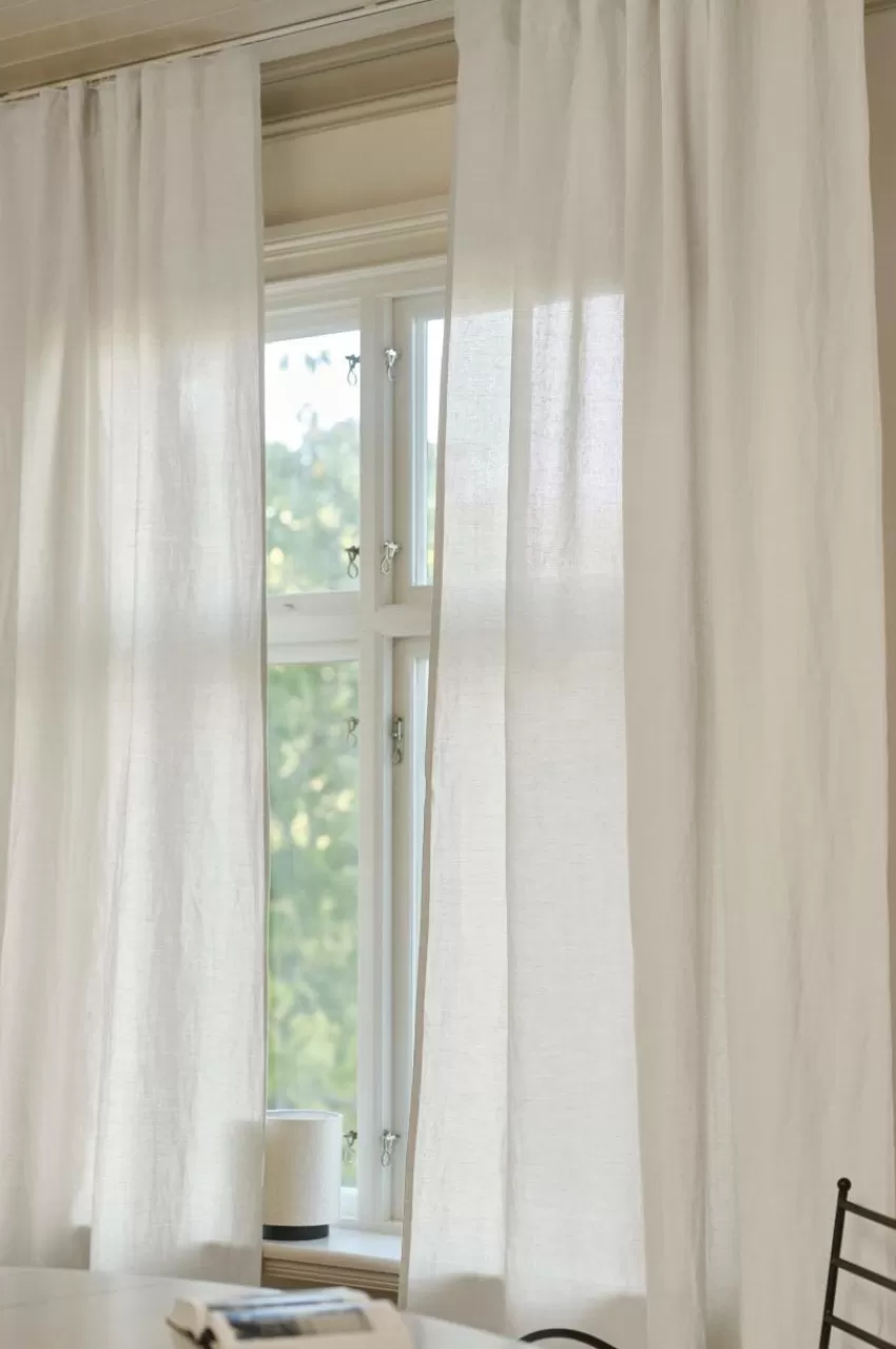 Linnegardiner*Jotex LINA Gardin Linnemix 2-pack Naturvit