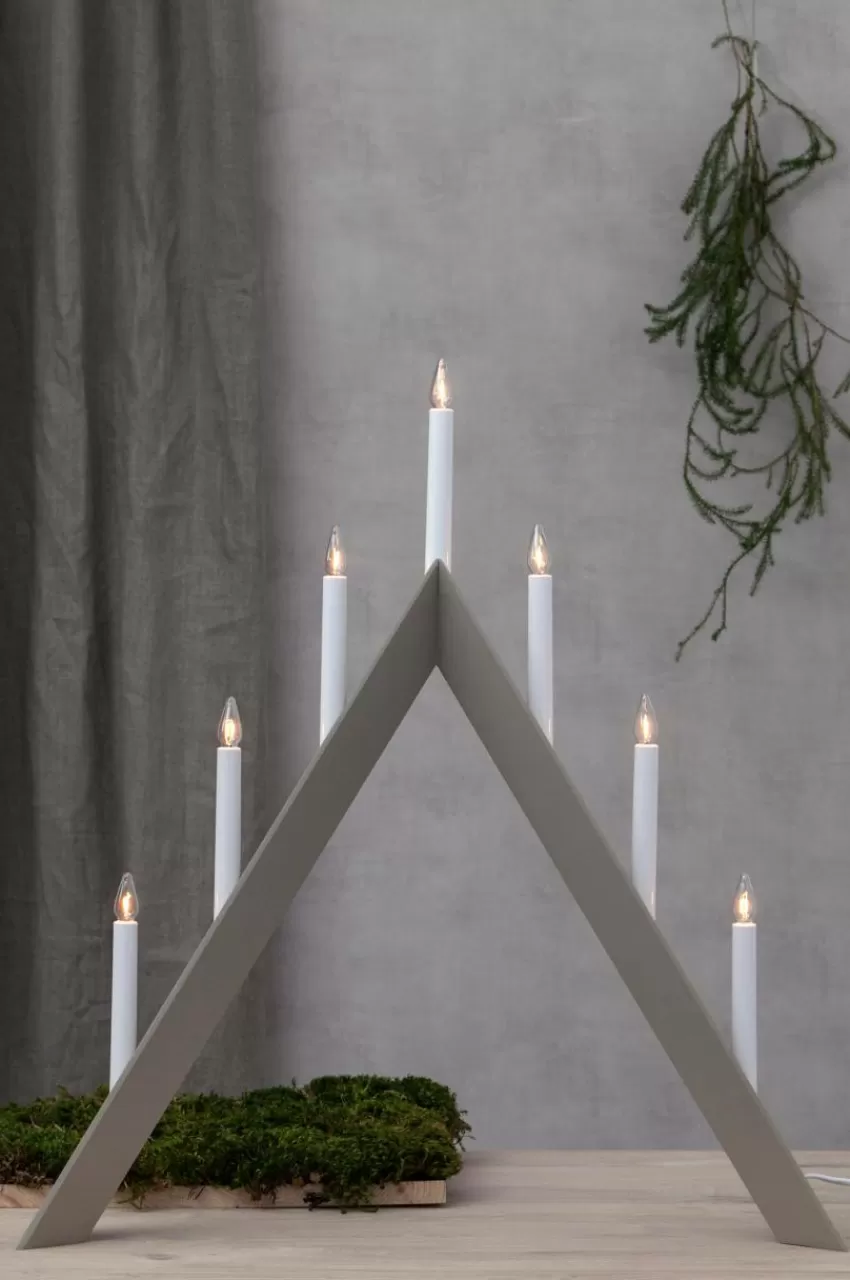 Julbelysning*Jotex Ljusstake Arrow Beige