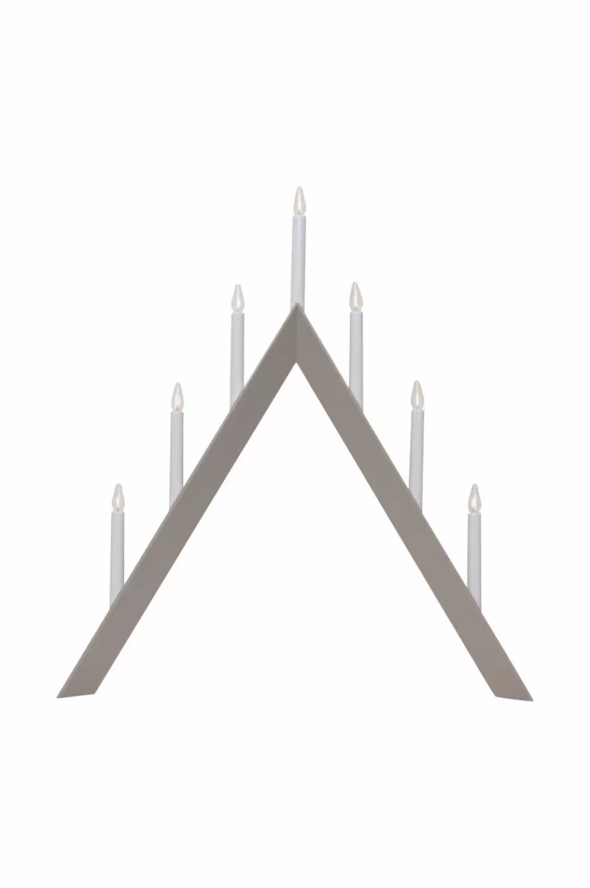 Julbelysning*Jotex Ljusstake Arrow Beige