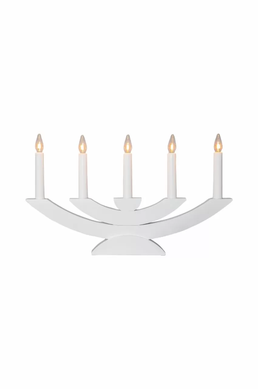 Julbelysning*Jotex Ljusstake Navida 24cm Vit