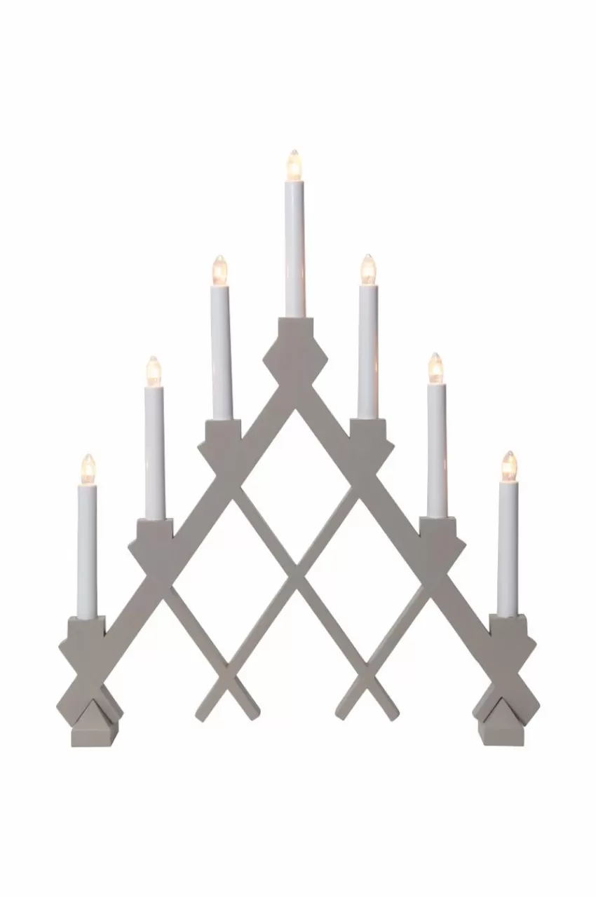 Julbelysning*Jotex Ljusstake Rut Beige