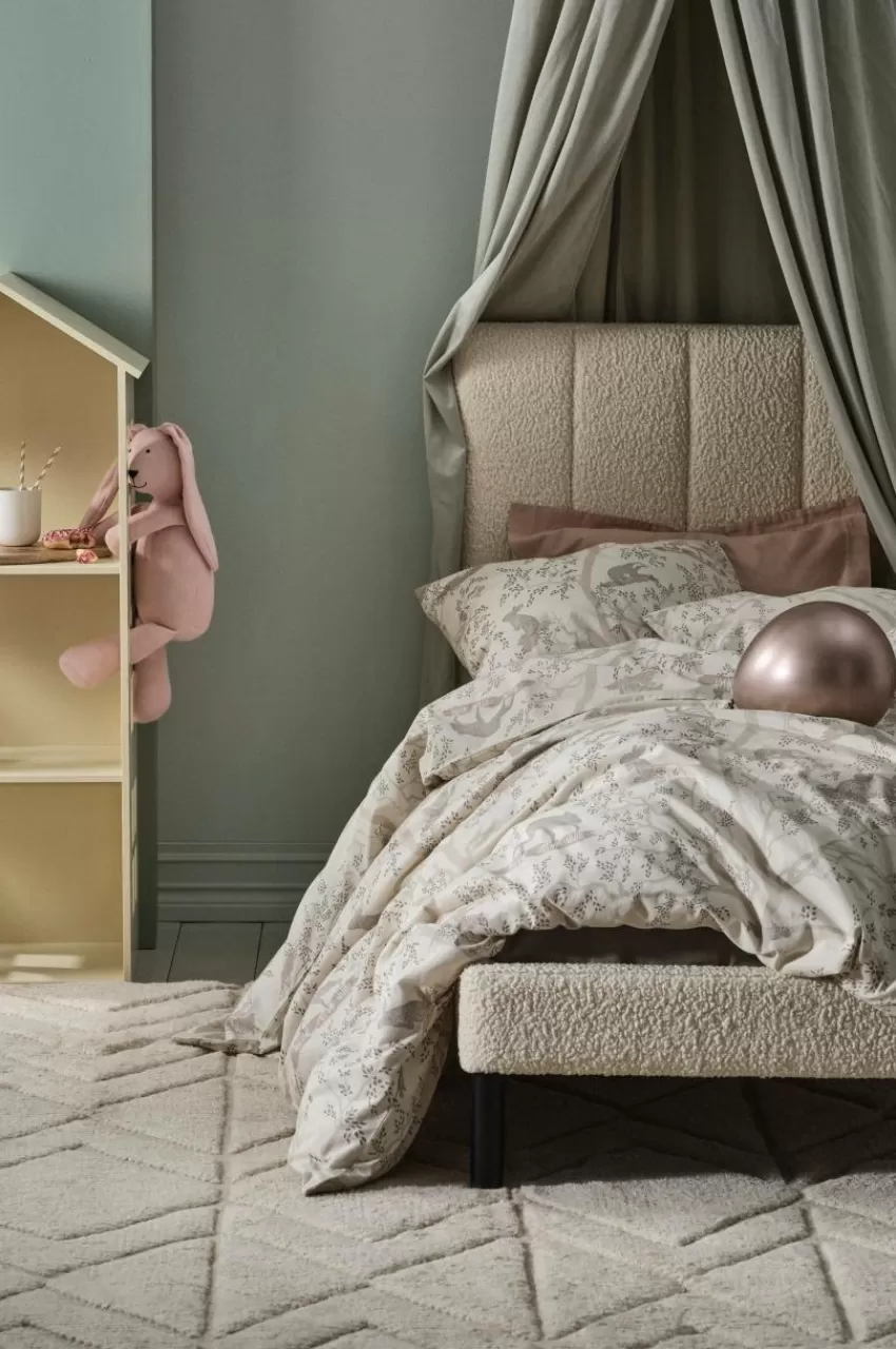 Barnsängkläder*Jotex MALOU Påslakanset Enkelsäng - Ekologiskt Beige