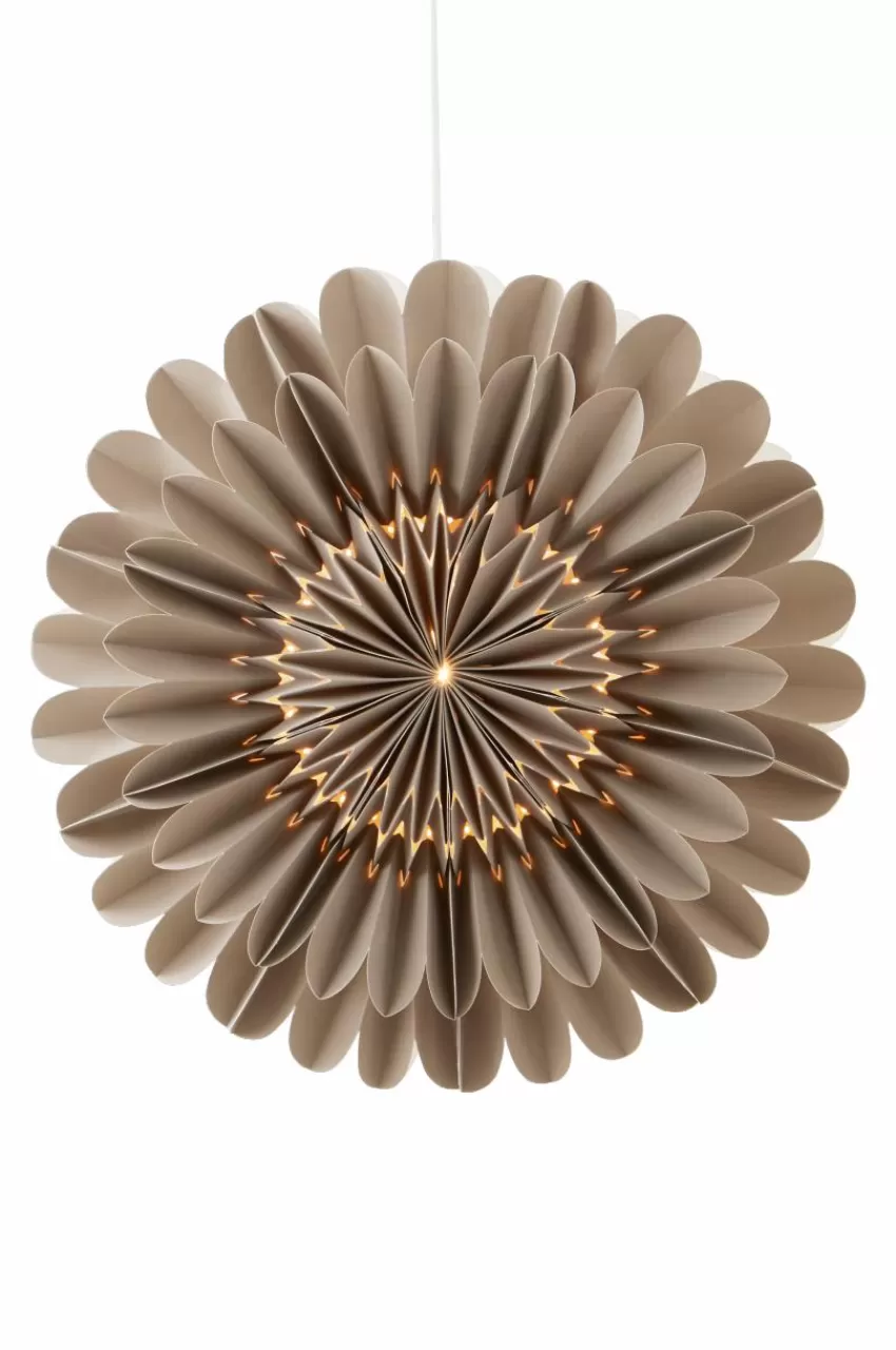 Julbelysning*Jotex OMEGA Julstjärna ø 60 Cm Beige