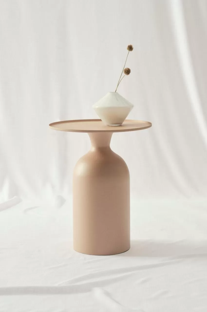 Bord*Jotex SARGANS Sidobord ø 46 Cm Beige