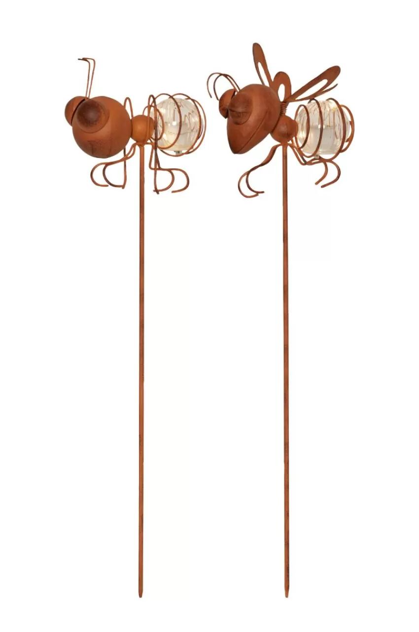 Utebelysning | Utebelysning*Jotex Solcellsdekoration Oxida Bug 2-p Brun