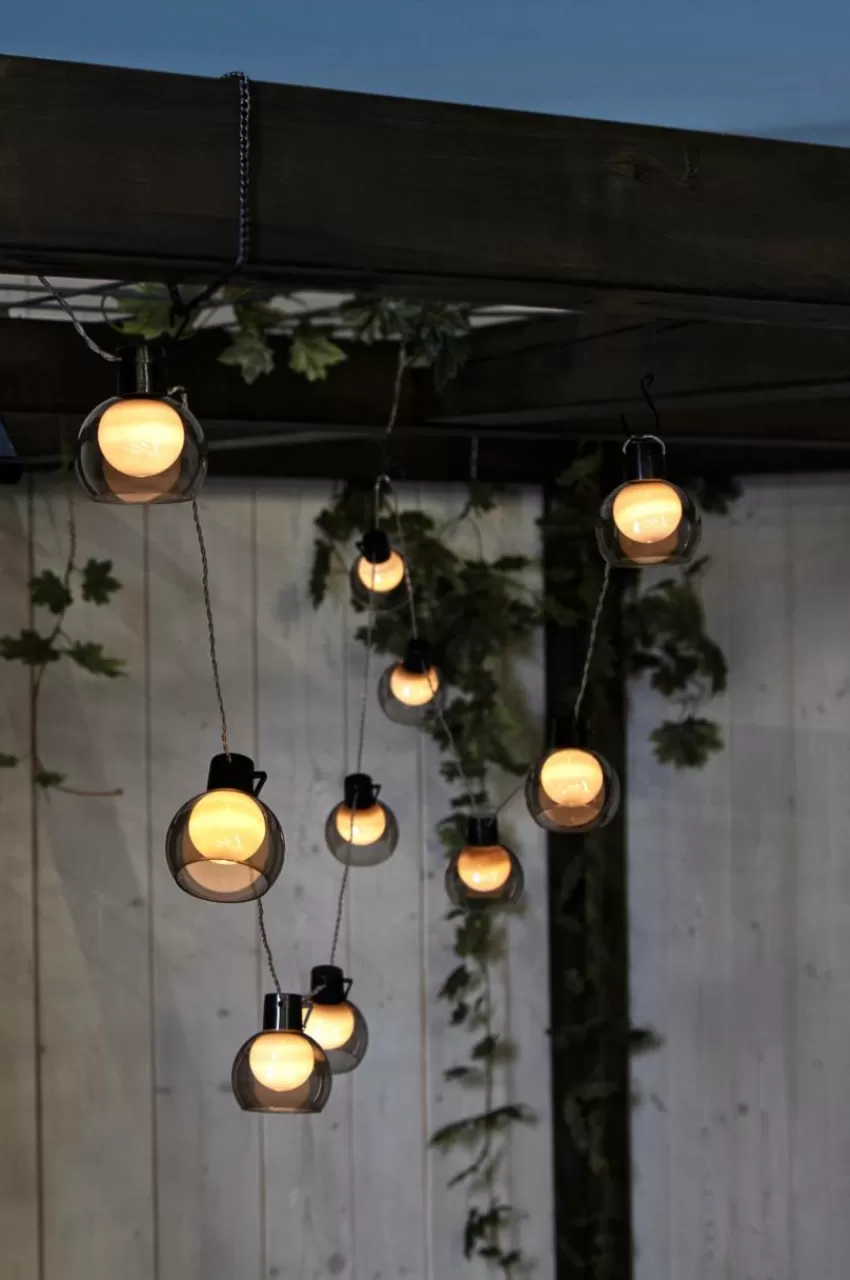 Utebelysning | Utebelysning*Jotex Solcells-ljusslinga Smoky Transparent