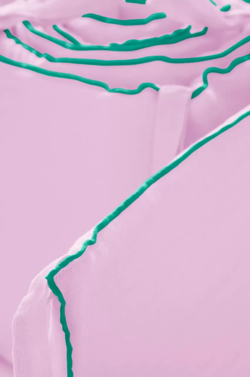 Barnsängkläder*Jotex STICH Spjälsängsskydd Orkidélila