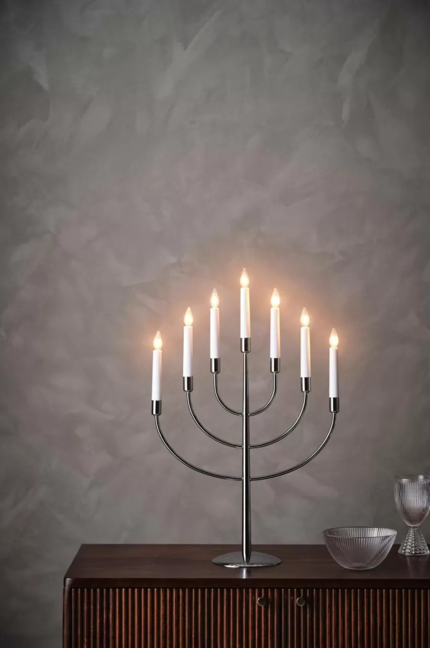 Julbelysning*Jotex TITUS Elljusstake LED Krom