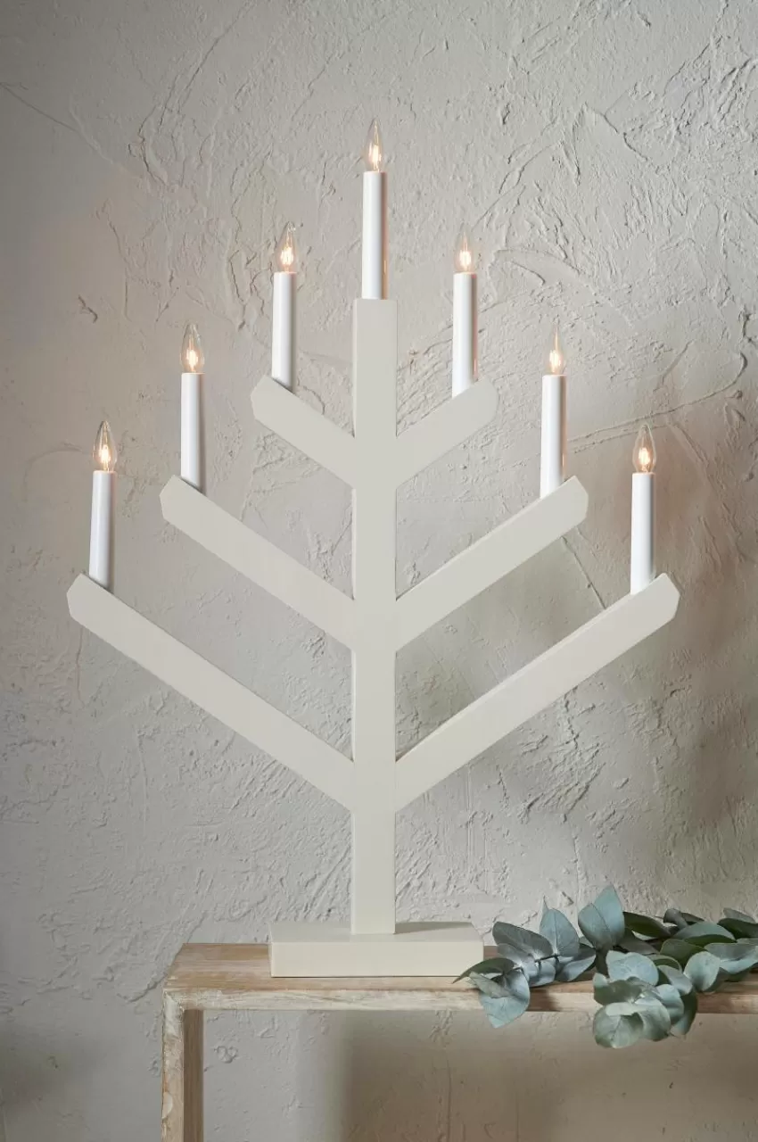 Julbelysning*Jotex VINGA Elljusstake Beige