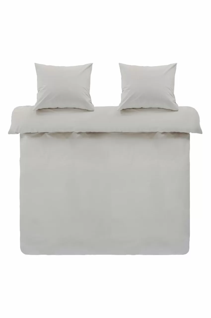 Påslakanset*Jotex ZACK PERCALE Påslakanset Dubbelsäng Ekologisk Ljusbeige
