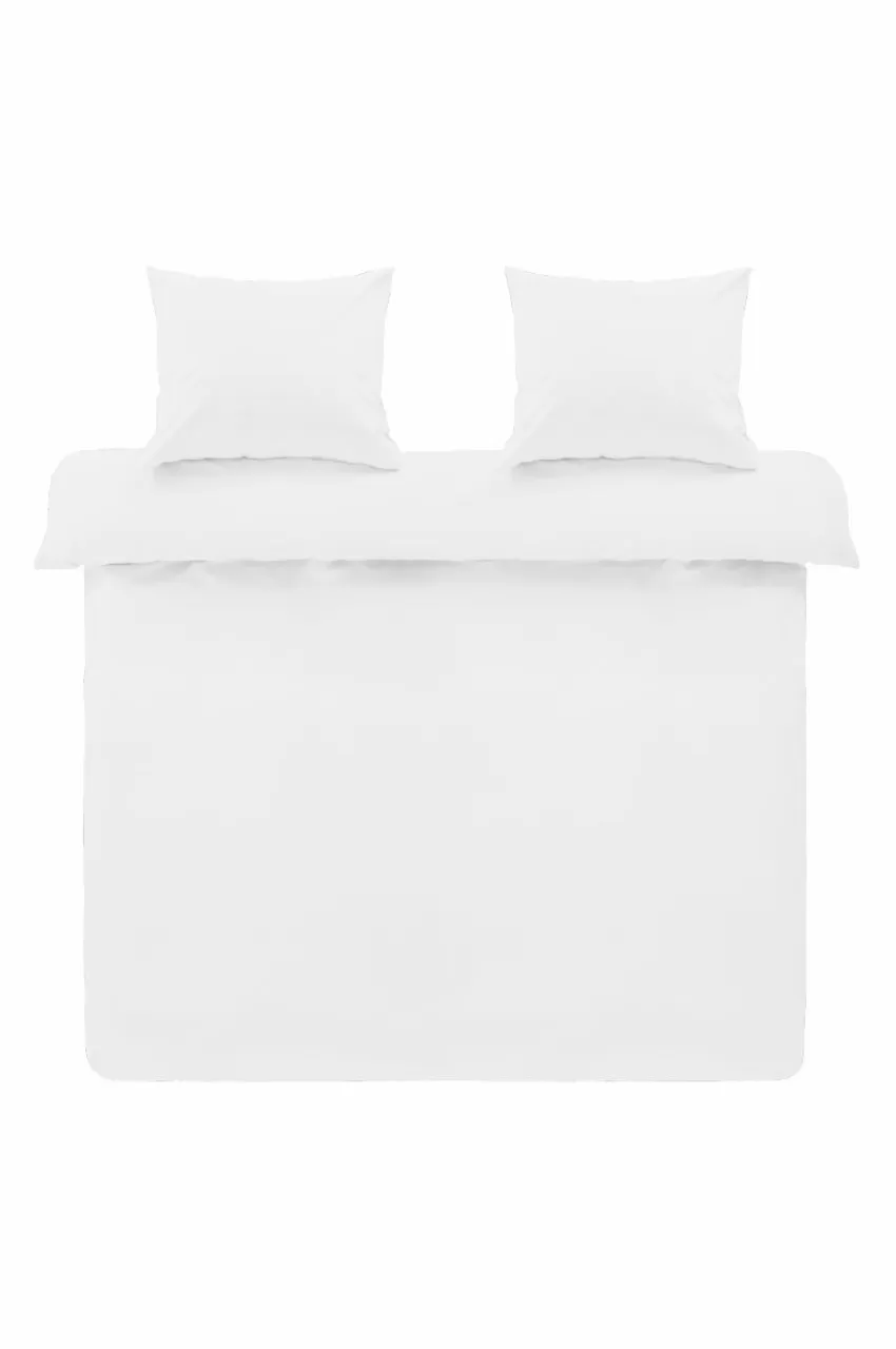 Påslakanset*Jotex ZACK PERCALE Påslakanset Dubbelsäng Ekologisk Vit