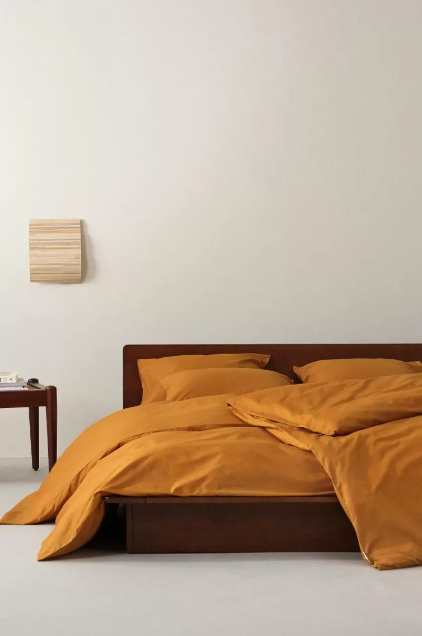 Påslakanset*Jotex ZACK PERCALE Påslakanset Enkelsäng - Ekologisk Curry