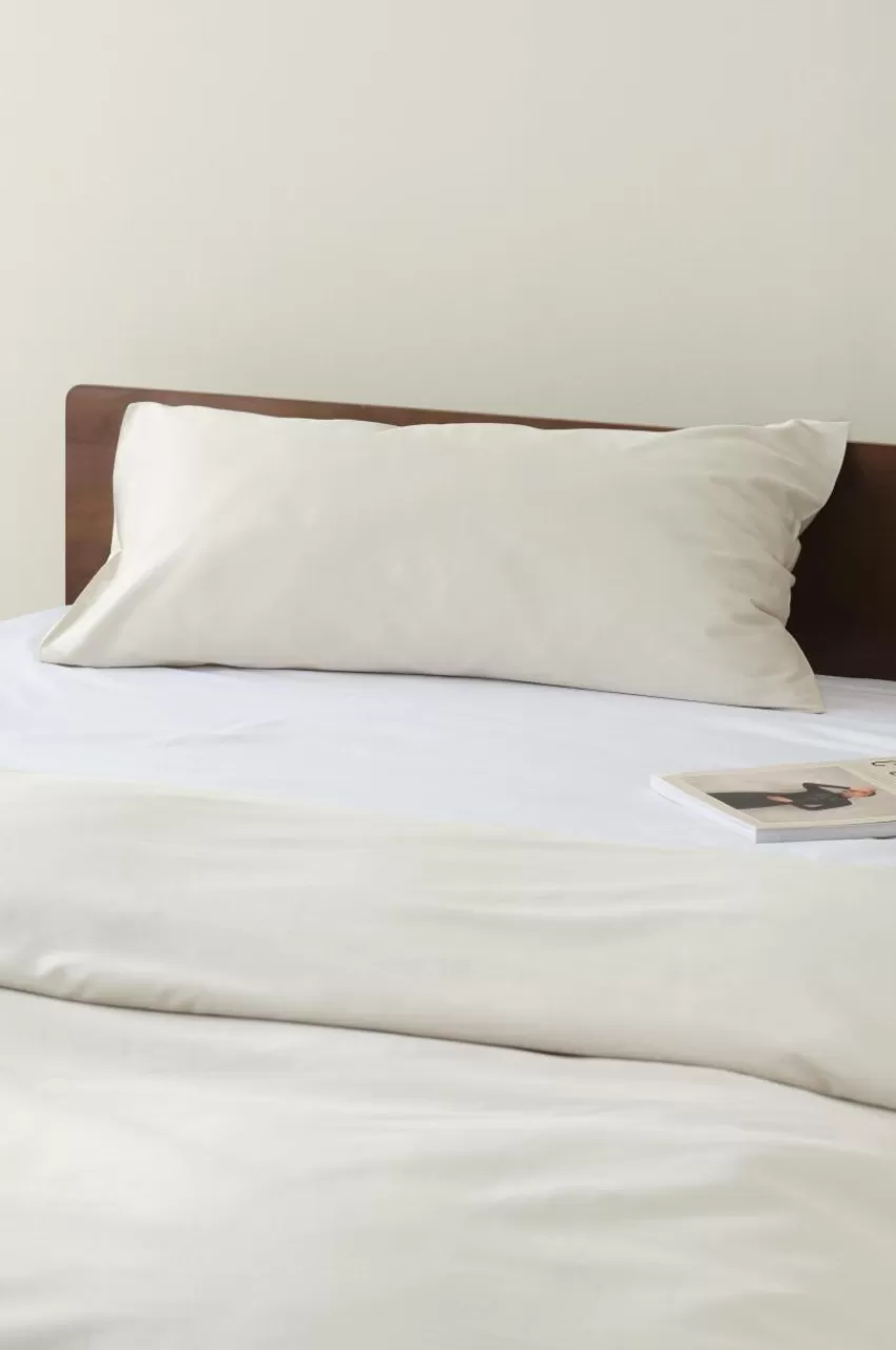Örngott*Jotex ZACK SATIN örngott 90x50 Cm - Ekologisk Beige