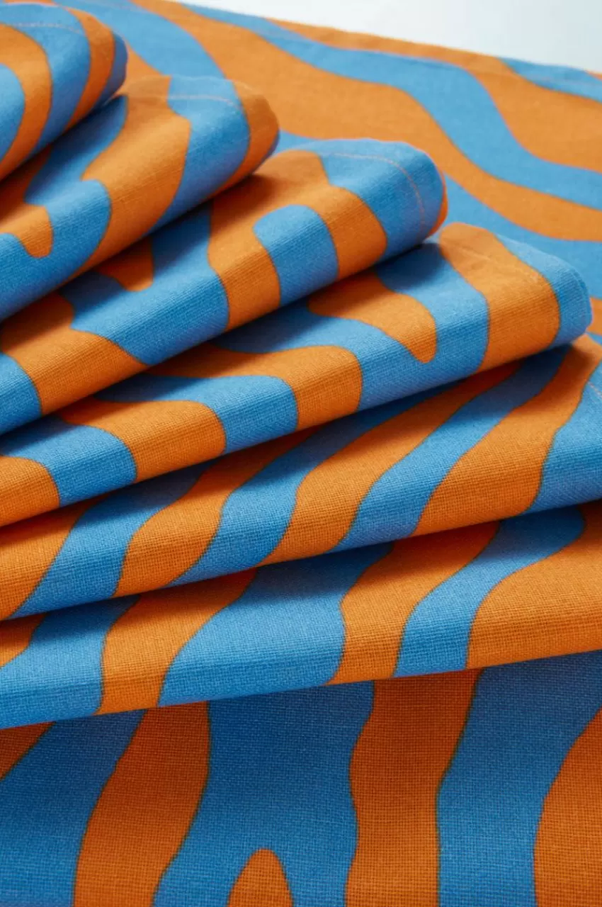 Servetter*Jotex ZOE Servett 8-pack Orange/blå